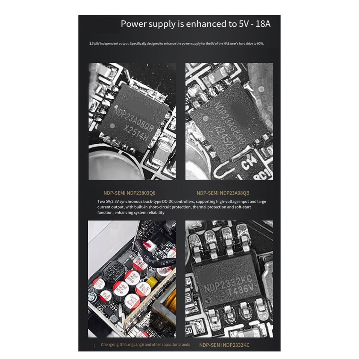 Flex Atx Power Supply 600W 1U - [AC18 Digital]/Flex 600W Modular Power Supply