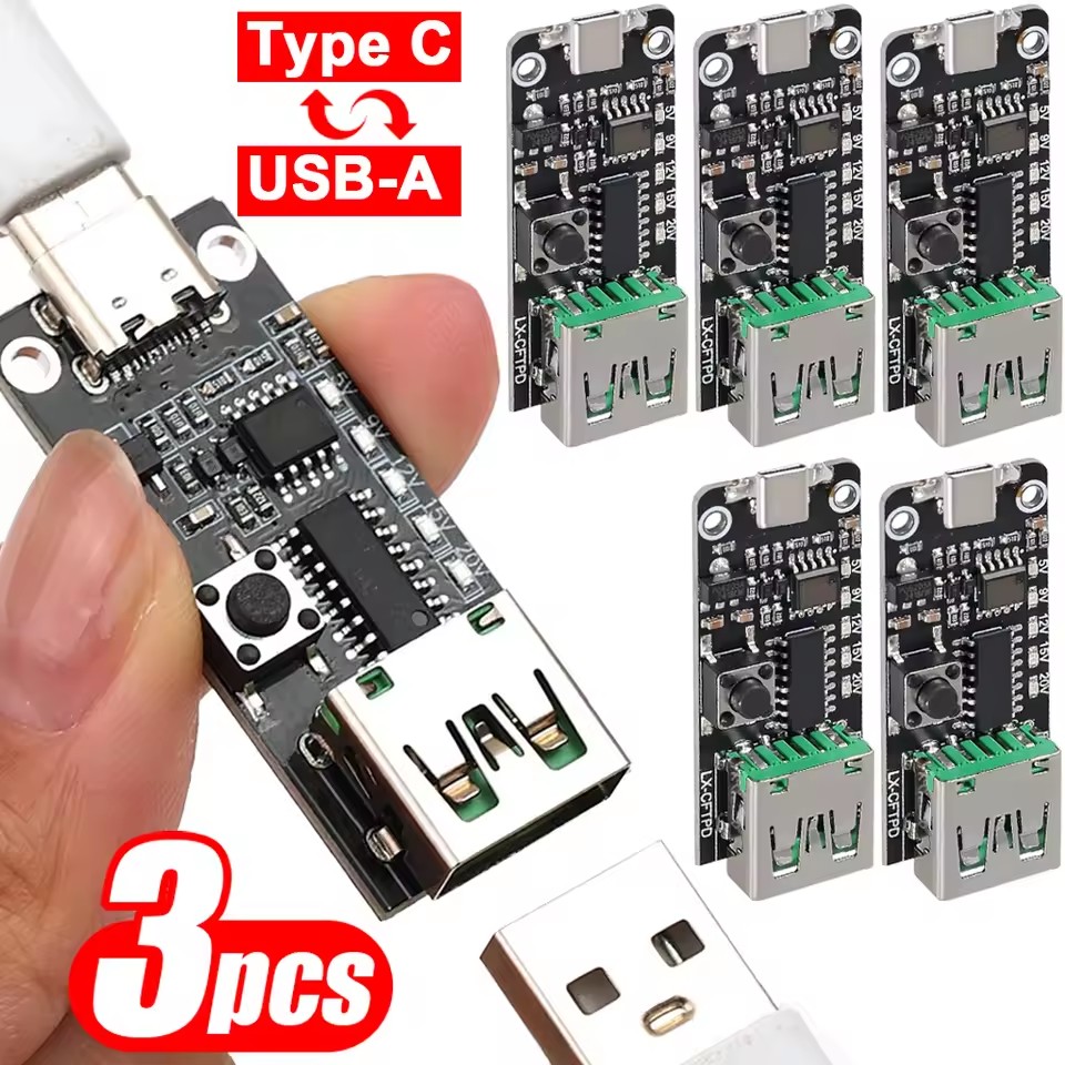 Modular Power Supply - 1-3PCS USB-C 5A PD Trigger Board