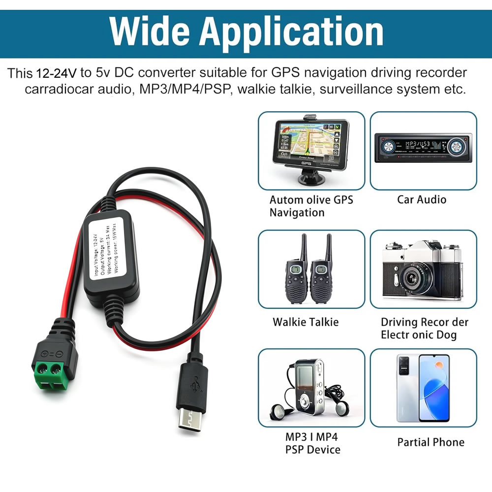 12V/24V to 5V Converter DC-DC  - огляд і ціна Modular Power Supply