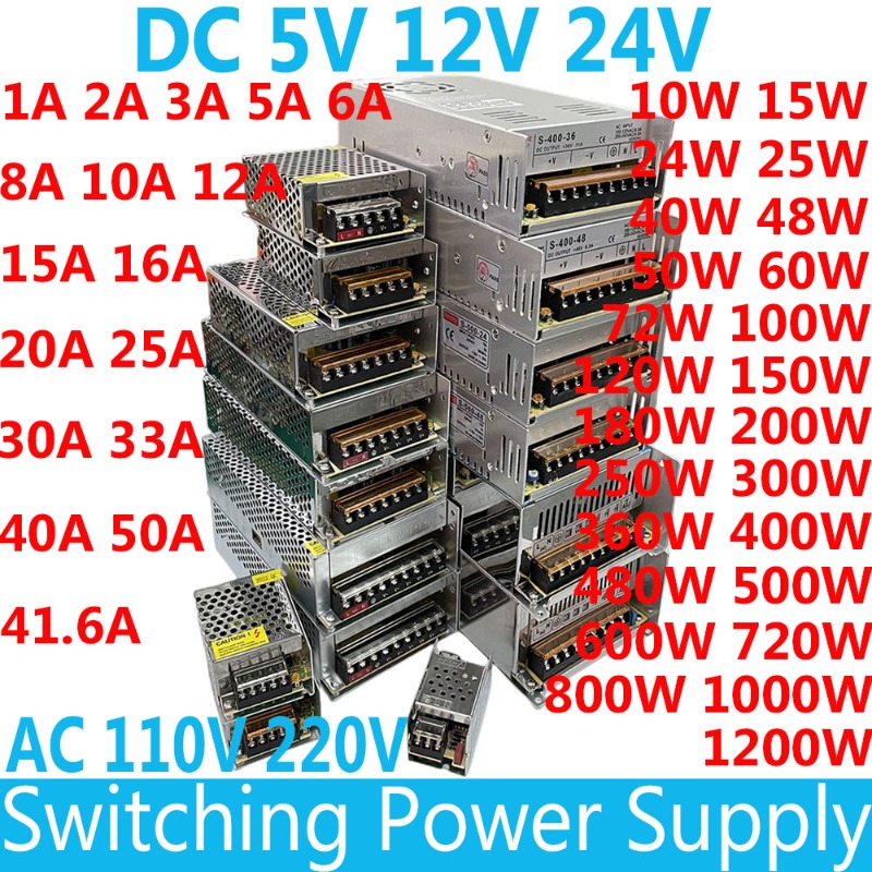 Switching Power Supply AC 110V - огляд і ціна Smps Power Supply