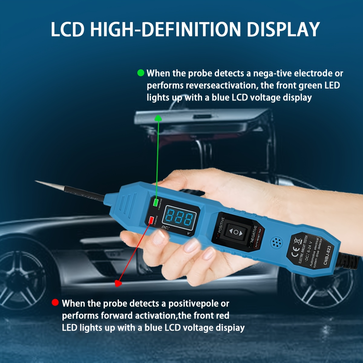 Power Circuit Probe Tester 6V- - огляд і ціна Power Supply Tester