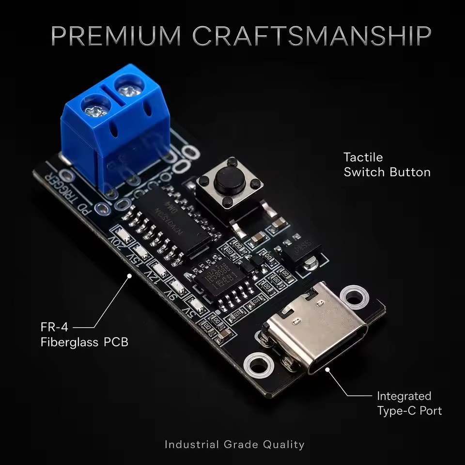 1-3PCS USB-C 5A PD Trigger Boa - огляд і ціна Modular Power Supply