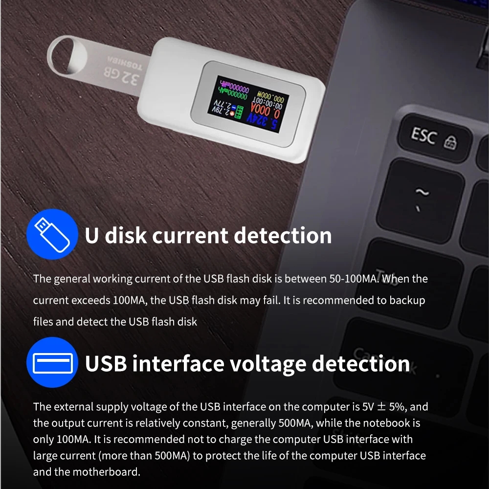 10 in 1 USB Tester DC Digital  - огляд і ціна Power Supply Tester