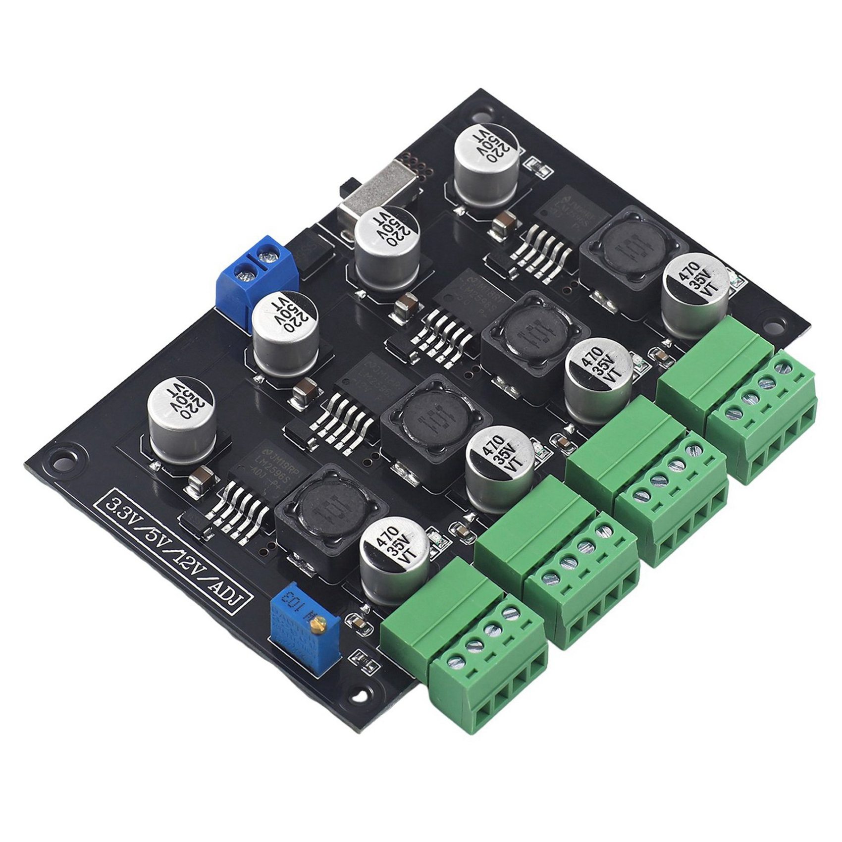 B67C 2X LM2596 Multi Channel S - огляд і ціна Dc Power Supply 12V